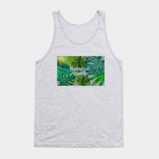 Eco-local living,palm tree,summer,summertime,summer season Tank Top